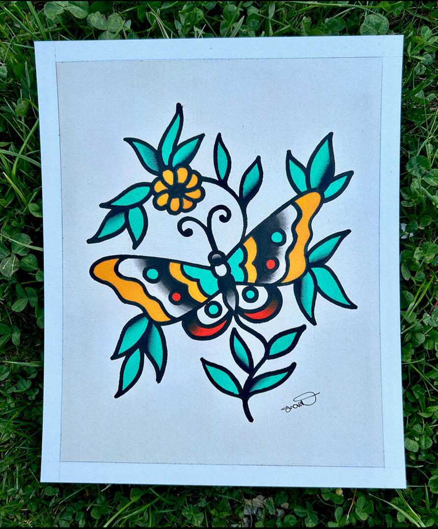 Original Painting, Acrylic and ink on illustration board, Painting Size- 8x10", Framed and Matted Size- 12x16"